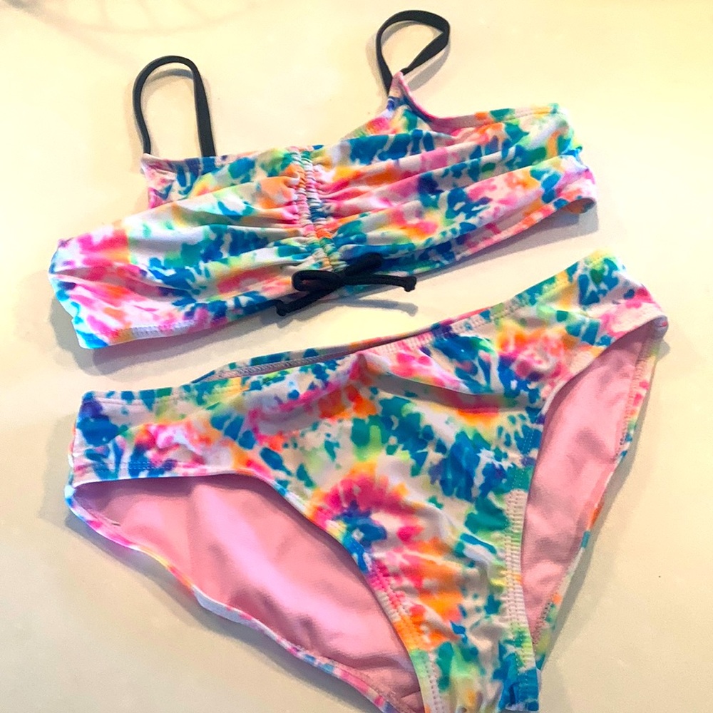 Wonder Nation girls two piece bathing suit